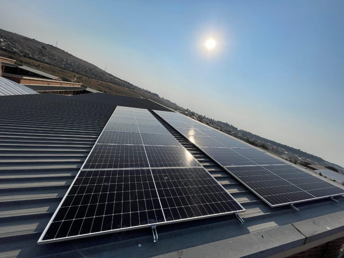 Rooftop solar array