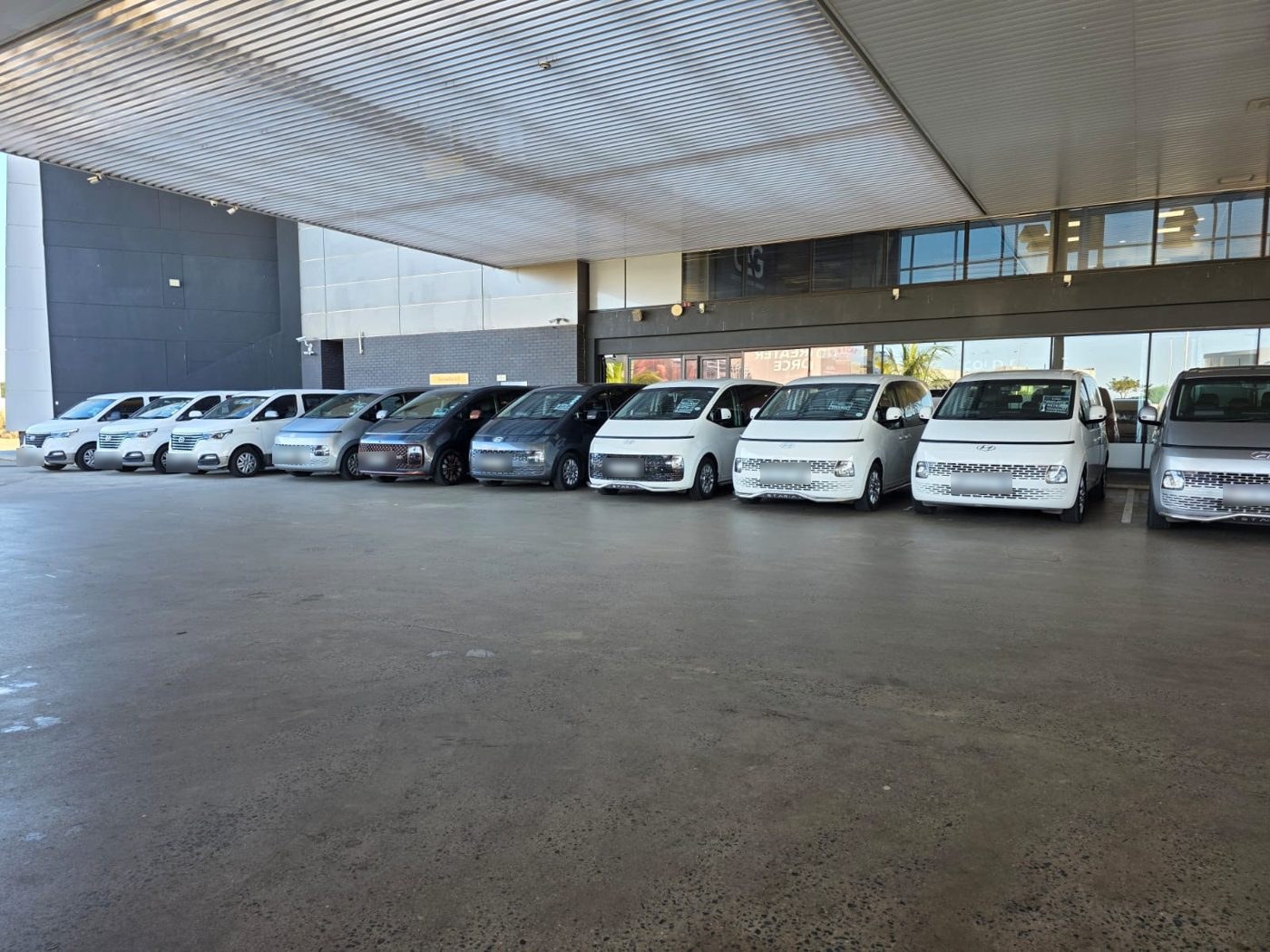 NTC fleet of Hyundai Staria vehicles